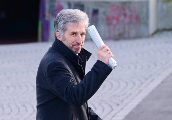 Archivbild: Boris Palmer will aus der Gruenen-Partei austreten Tuebingen 23.02.2022 Beratungen ueber der Arbeitsplatzabbau bei der Walter AG, Betriebsraete der Walter AG und IG Metall Vertreter sowie Vertreter der Regionalpolitik beraten in der Westspitze: Oberbuergermeister Boris Palmer (Die Gruenen) *** Archive photo Boris Palmer wants to leave the Green Party Tuebingen 23 02 2022 Consultations about the job cuts at Walter AG, Walter AG works council and IG Metall representatives and representatives of regional politics consult in the Westspitze Mayor Boris Palmer The Greens ULMER