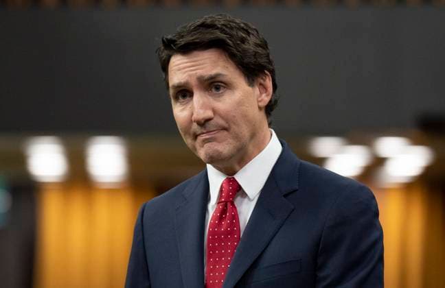 May 1, 2023, Ottawa, ON, Canada: Prime Minister Justin Trudeau rises during Question Period, in Ottawa, Monday, May 1, 2023. Ottawa Canada  - ZUMAc35_ 20230501_zaf_c35_045 Copyright: xAdrianxWyldx