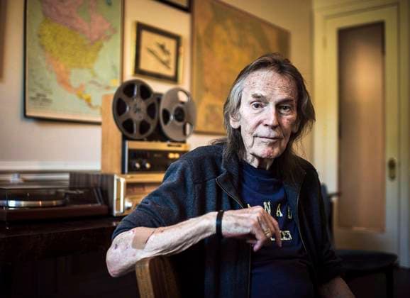 August 3, 2016, Toronto, ON, Canada: Gordon Lightfoot poses for a photo in his Toronto home ahead of a series of North American tour dates on August 3, 2016. Toronto Canada  - ZUMAc35_ 20160803_zaf_c35_100 Copyright: xAaronxVincentxElkaimx