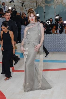 Ivy Getty arrives on the red carpet for The Met Gala at The Metropolitan Museum of Art celebrating the opening of Karl Lagerfeld: A Line of Beauty in New York City on Monday, May 1, 2023.  NYP202305011541 JOHNxANGELILLO