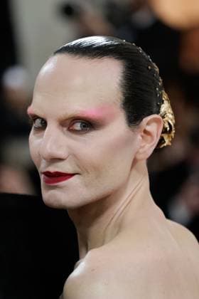 Jordan Rorh arrives on the red carpet for The Met Gala at The Metropolitan Museum of Art celebrating the opening of Karl Lagerfeld: A Line of Beauty in New York City on Monday, May 1, 2023.  NYP202305014256 JOHNxANGELILLO