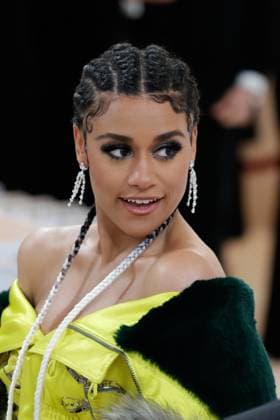 Ariana DeBose arrives on the red carpet for The Met Gala at The Metropolitan Museum of Art celebrating the opening of Karl Lagerfeld: A Line of Beauty in New York City on Monday, May 1, 2023.  NYP2023050190011 JOHNxANGELILLO