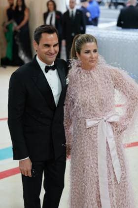 Roger Federer, Mirka Federer at arrivals for Karl Lagerfeld: A Line of Beauty - The Costume Institute Met Gala - Part 1, The Metropolitan Museum of Art, New York, NY May 1, 2023. Photo By: Kristin Callahan Everett Collection at arrivals for Karl Lagerfeld: A Line of Beauty - The Costume Institute Met Gala - Part 1, The Metropolitan Museum of Art, New York, NY May 1, 2023. Photo By: Kristin Callahan Everett Collection PUBLICATIONXNOTxINxCANxCHNxFRAxITAxJPNxNORxPOLxRUSxESPxUKxUSA
