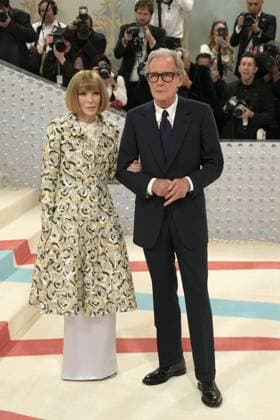 Arrivals for the 2023 Met Gala - Karl Lagerfeld: A Line Of Beauty at the Metropolitan Museum of Art. Featuring: Anna Wintour, Bill Nighy Where: New York, New York, United States When: 01 May 2023 Credit: Jennifer Graylock INSTARimages **Jennifer Graylock-Graylock.com** Copyright: xJenniferxGraylock-Graylock.comx 52672112 EDITORIAL USE ONLY. NOT FOR USE BY NEWSPAPERS BASED IN THE UK.