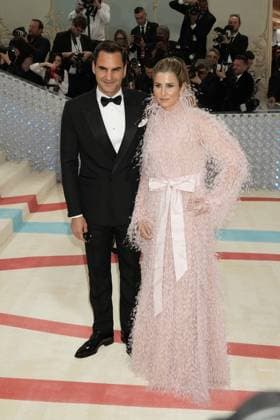 Arrivals for the 2023 Met Gala - Karl Lagerfeld: A Line Of Beauty at the Metropolitan Museum of Art. Featuring: Roger Federer, Mirka Federer Where: New York, New York, United States When: 01 May 2023 Credit: Jennifer Graylock INSTARimages **Jennifer Graylock-Graylock.com** Copyright: xJenniferxGraylock-Graylock.comx 52672142 EDITORIAL USE ONLY. NOT FOR USE BY NEWSPAPERS BASED IN THE UK.