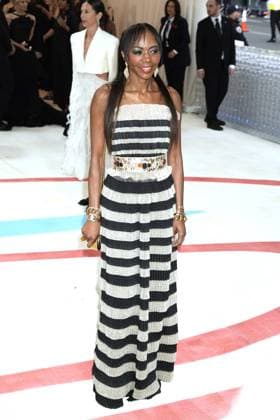 Arrivals for the 2023 Met Gala - Karl Lagerfeld: A Line Of Beauty at the Metropolitan Museum of Art. Featuring: Dambisa Moyo Where: New York, New York, United States When: 01 May 2023 Credit: Jennifer Graylock INSTARimages **Jennifer Graylock-Graylock.com** Copyright: xJenniferxGraylock-Graylock.comx 52672167 EDITORIAL USE ONLY. NOT FOR USE BY NEWSPAPERS BASED IN THE UK.