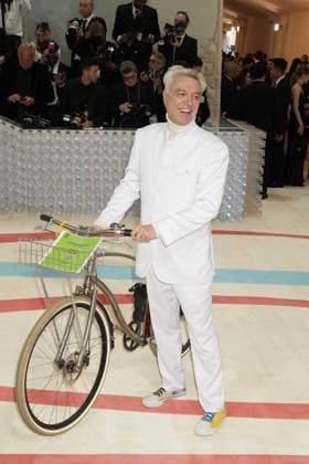 Arrivals for the 2023 Met Gala - Karl Lagerfeld: A Line Of Beauty at the Metropolitan Museum of Art. Featuring: David Byrne Where: New York, New York, United States When: 01 May 2023 Credit: Jennifer Graylock INSTARimages **Jennifer Graylock-Graylock.com** Copyright: xJenniferxGraylock-Graylock.comx 52672220 EDITORIAL USE ONLY. NOT FOR USE BY NEWSPAPERS BASED IN THE UK.