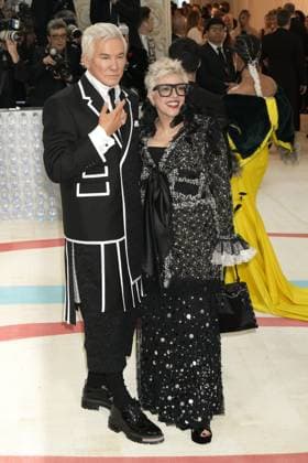Arrivals for the 2023 Met Gala - Karl Lagerfeld: A Line Of Beauty at the Metropolitan Museum of Art. Featuring: Baz Luhrmann, Catherine Martin Where: New York, New York, United States When: 01 May 2023 Credit: Jennifer Graylock INSTARimages **Jennifer Graylock-Graylock.com** Copyright: xJenniferxGraylock-Graylock.comx 52672254 EDITORIAL USE ONLY. NOT FOR USE BY NEWSPAPERS BASED IN THE UK.