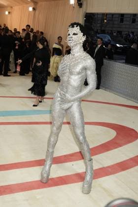 2023 Met Gala - Karl Lagerfeld: A Line Of Beauty at the Metropolitan Museum of Art - Arrivals. Featuring: Lil Nas X Where: New York, New York, United States When: 01 May 2023 Credit: Jennifer Graylock INSTARimages Copyright: xx 52673038 EDITORIAL USE ONLY. NOT FOR USE BY NEWSPAPERS BASED IN THE UK.