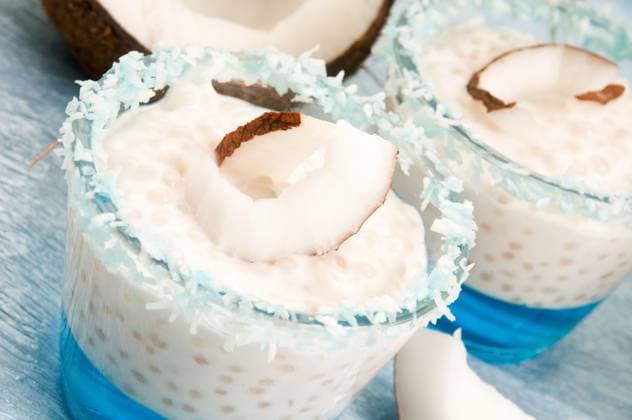 IMAGO Creative, Food, Tapioka Coconut pudding with tapioca pearls and litchi jelly Copyright: xjoannaxwnukx xDesignxPicsx , 30698108 Copyright: joannaxwnukx xDesignxPics 30698108