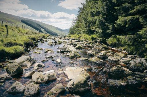 RECORD DATE NOT STATED A mesmerizing scenery of a stream of Wicklow mountain *** einer mesmerizing Szenerie des einer strömen des Wicklow Berg 350269
