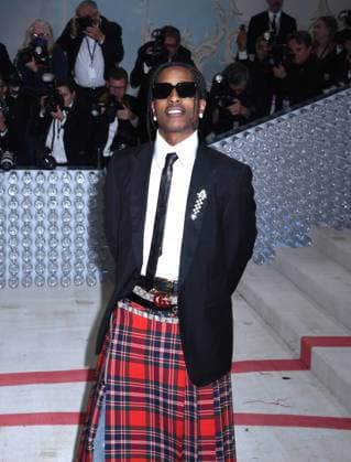 May 1, 2023, New York, New York, USA: ASAP Rocky attends the 2023 Met Gala Celebrating Karl Lagerfeld: A Line of Beauty at Metropolitan Museum of Art in New York. New York USA - ZUMAp281 20230501_zea_p281_002 Copyright: xPhotoxImagexPressx
