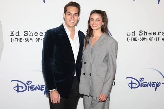 Red Carpet Premiere Event For Disney+ Music Docu-Series ?Ed Sheeran: The Sum Of It All? held at the Times Centre in New York. Featuring: Flynn Busson and Taylor Hill Where: New York, New York, United States When: 02 May 2023 Credit: Udo Salters startraksphoto.com Copyright: xx 52676378 EDITORIAL USE ONLY. NOT FOR USE BY NEWSPAPERS BASED IN THE UK.