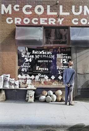 Storefront, Greensboro, Alabama, USA, Walker Evans, July 1936  Copyright: xCircaxImagesx ghi-circa11616