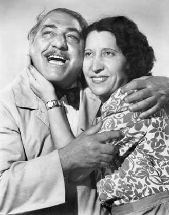 Henry Armetta, Inez Palanga, Publicity Portrait for the Film, Road Demon , 20th Century-Fox, 1938  Copyright: xABxArchivesx jtv017036