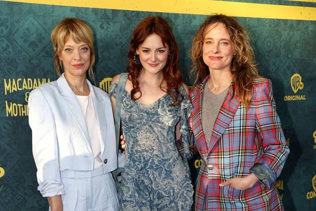 Entertainment Bilder des Tages Heike Makatsch, Lea van Acken und Anne Ratte Polle bei der German Genius Film Premiere am 3.05.2023 in Berlin German Genius Filmpremiere in Berlin *** Heike Makatsch, Lea van Acken and Anne Ratte Polle at the German Genius Film Premiere on 3 05 2023 in Berlin German Genius Film Premiere in Berlin 