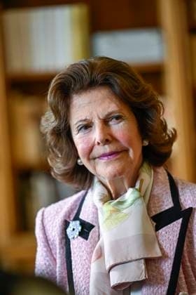 UPPSALA 20230427 King Carl Gustaf and Queen Silvia at Uppsala Palace during their visit to Uppsala County During the year, the King and Queen travel to 21 counties on the occasion of the Kings 50th anniversary on the throne.  Copyright: xPontusxLundahlx xTTx KUNGAPARET BESÖKER UPPSALA LÄN TTABB0000000000180750