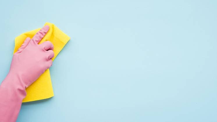  Flat Lay Reinigung Zusammensetzung mit copyspace *** Flat Lay Cleaning Composition with Copyspace Copyright: imageBROKER/OleksandrxLatkun ibxole08509561.jpg