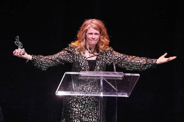 May 4, 2023, Halifax, NS, Canada: Natalie MacMaster accepts the award for Director s Special Achievement Award during the East Coast Music Awards in Halifax on Thursday, May 4, 2023. Halifax Canada  - ZUMAc35_ 20230504_zaf_c35_161 Copyright: xDarrenxCalabresex