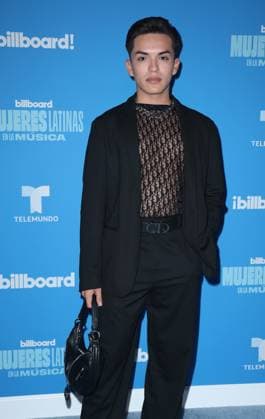 Fernando Flores arrives on the red carpet at the Inaugural Latin Women in Music award show at the Watsco Center, University of Miami in Miami Florida on Saturday, May 6, 2023. The Billboard Telemundo red carpet and show will air Sunday, May 7, 2023 at 9 PM 8 CT on Telemundo and Universo.  MIA20230506166 GARYxIxROTHSTEIN