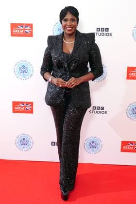 . 07 05 2023. Windsor, United Kingdom. Motsi Mabuse backstage at the Coronation Concert held in the grounds of Windsor Castle, United Kingdom.  xPoolx xi-Imagesx IIM-24359-0018