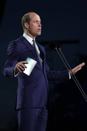 . 07 05 2023. Windsor, United Kingdom. Prince William, Prince of Wales, speaks on stage at the Coronation Concert held in the grounds of Windsor Castle, United Kingdom.  xPoolx xi-Imagesx IIM-24359-0071