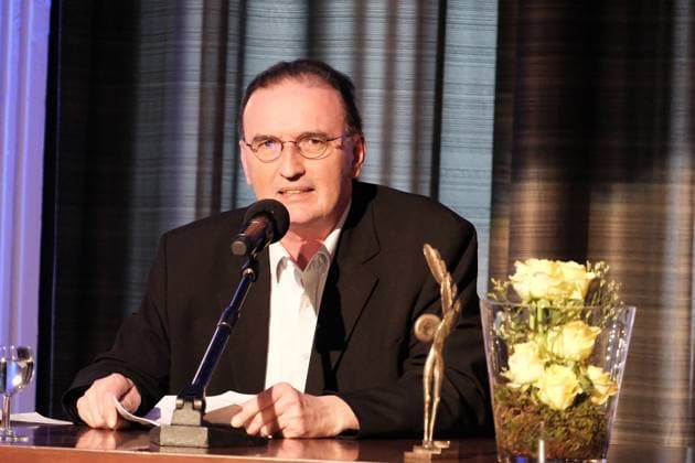 07.05.2023 xkhx Kassel Verleihung Kasseler Literaturpreis für grotesken Humor an Schriftsteller Gerhard Henschel Bild zeigt Preisträger Schriftsteller Gerhard Henschel