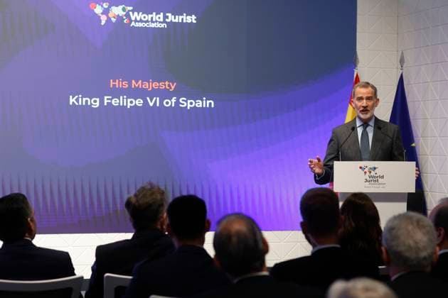 08-05-2023 Madrid King Felipe during the World Peace & Liberty Award in Madrid. Â  Copyright: xPPEx