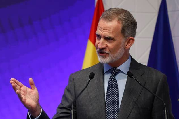 08-05-2023 Madrid King Felipe during the World Peace & Liberty Award in Madrid. Â  Copyright: xPPEx