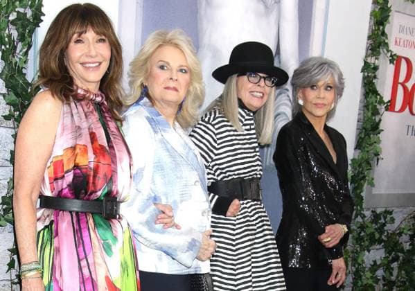 Bilder des Jahres 2023, Entertainment 05 Mai Entertainment Themen der Woche KW19 Entertainment Bilder des Tages NEW YORK, NY - MAY 8: Mary Steenburgen, Jane Fonda, Candice Bergen and Diane Keaton at the NY Premiere Of Book Club: The Next Chapter at AMC Lincoln Square 13 in New York City on May 8, 2023. Copyright: xRWx