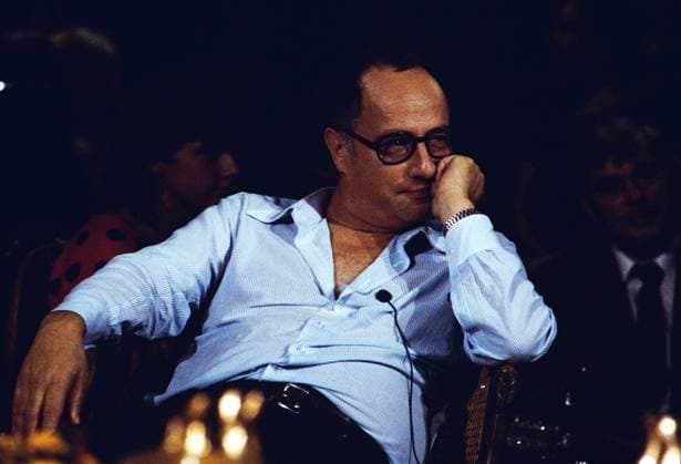 NDR Talkshow, Sendereihe, Deutschland seit 1979, Sendung vom 7. Oktober 1983, Talkgast: gelangweilter Regisseur Peter Zadek Copyright: HartwigxValdmanis Nur redaktionelle Nutzung. Editorial usage only. VAL_720001162