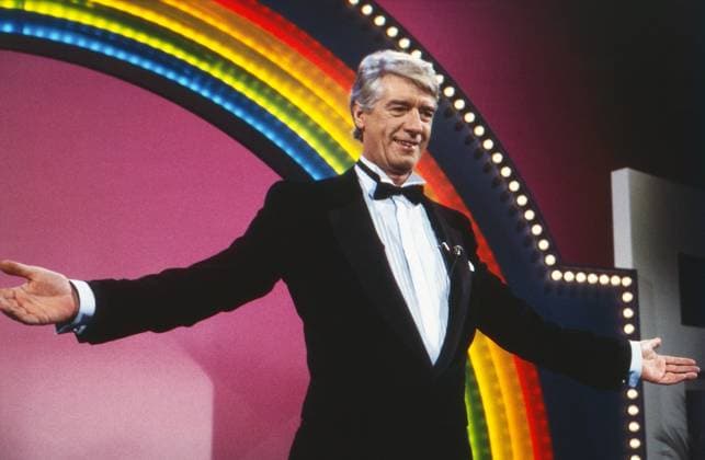 Unter m Regenbogen Unter m Regenbogen, Fernsehspecial zu Silvester 1983, Mitwirkende: Rudi Carrell als Moderator, Deutschand Copyright: kpa kpa_55009949 EDITORIAL USE ONLY