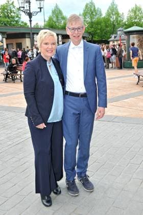 Europa-Park Eagles Golf Cup in Rust Europa-Park EAGLES Golf Cup. Birgit Biggi Lechtermann und Ingo Kersting anläßlich des Europa-Park EAGLES Golf Cup am 08.05.2023 im Europapark Rust. 20230508MWI70618