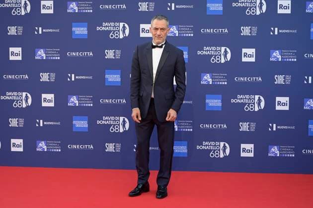 May 10, 2023, Rome, Italy: Filippo Timi attends the red carpet of Premi Davide di Donatello 2023 at CinecittÃ Lumina Studios. Rome Italy - ZUMAs197 20230510_zaa_s197_362 Copyright: xMarioxCartellix