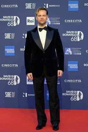 May 10, 2023, Rome, Italy: Alessandro Borghi attends the red carpet of Premi Davide di Donatello 2023 at CinecittÃ Lumina Studios. Rome Italy - ZUMAs197 20230510_zaa_s197_433 Copyright: xMarioxCartellix