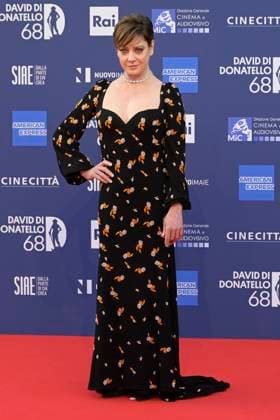 May 10, 2023, Rome, Italy: Giovanna Mezzogiorno attends the red carpet of Premi Davide di Donatello 2023 at CinecittÃ Lumina Studios. Rome Italy - ZUMAs197 20230510_zaa_s197_471 Copyright: xMarioxCartellix