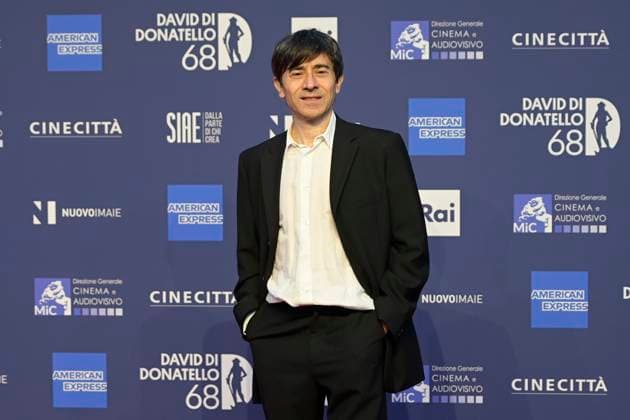 May 10, 2023, Rome, Italy: Luigi Lo Cascio attends the red carpet of Premi Davide di Donatello 2023 at CinecittÃ Lumina Studios. Rome Italy - ZUMAs197 20230510_zaa_s197_521 Copyright: xMarioxCartellix