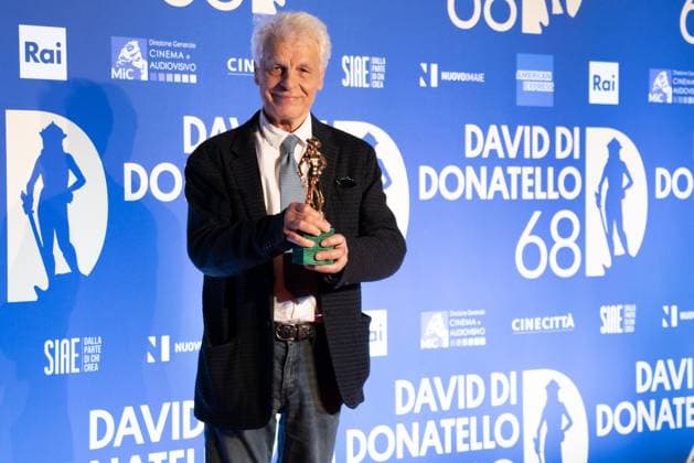 68th David Di Donatello - Winners Photocall Michele Placido attends the 68th David Di Donatello winners photocall on May 10, 2023 in Rome, Italy.  Copyright: xLucaxCarlinox originalFilename: carlino-notitle230511_np38o.jpg