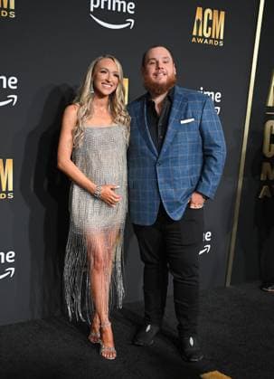 Luke Combs arrives on the red carpet for the 2023 Academy of Country Music Awards at The Star in Frisco, TX on Thursday, May 11, 2023.  FRS2023051104 IANxHALPERIN