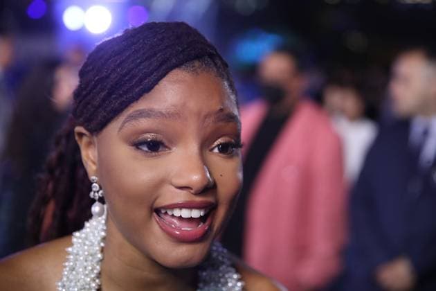 May 11, 2023, Mexico City, Mexico: Actress Halle Bailey attends the red carpet of The little Mermaid film premiere at Toreo Parque Central. on May 11, 2023 in Mexico City, Mexico. Mexico City Mexico - ZUMAe321 20230512_zia_e321_011 Copyright: xJulianxLopezx
