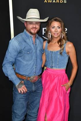May 11, 2023, Frisco, TX, USA: Cody Johnson, Brandi Johnson attend the 58th Academy Of Country Music Awards at The Ford Center at The Star on May 11, 2023 in Frisco, Texas. Frisco USA - ZUMAs181 20230511_zea_s181_260 Copyright: xCaseyxFlaniganx
