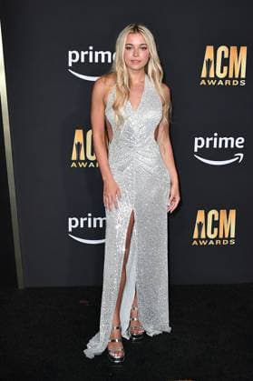 May 11, 2023, Frisco, TX, USA: Livvy Dunne attends the 58th Academy Of Country Music Awards at The Ford Center at The Star on May 11, 2023 in Frisco, Texas. Frisco USA - ZUMAs181 20230511_zea_s181_059 Copyright: xCaseyxFlaniganx