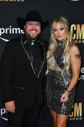 May 11, 2023, Frisco, TX, USA: Mitchell Tenpenny, Meghan Patrick attend the 58th Academy Of Country Music Awards at The Ford Center at The Star on May 11, 2023 in Frisco, Texas. Frisco USA - ZUMAs181 20230511_zea_s181_139 Copyright: xCaseyxFlaniganx