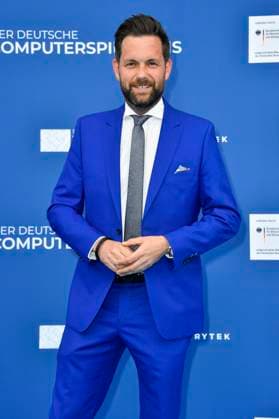 Matthias Killing bei der Verleihung des Deutschen Computerspielpreises 2023 im Spindler & Klatt. Berlin, 11.05.2023