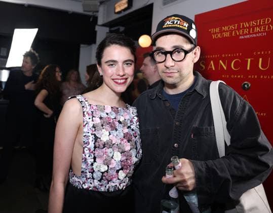 May 12, 2023, New York, New York, USA: Margaret Qualley and Jack Antonoff attend Sanctuary New York Premiere at Metrograph in New York. New York USA - ZUMAp281 20230512_zea_p281_111 Copyright: xPhotoxImagexPressx