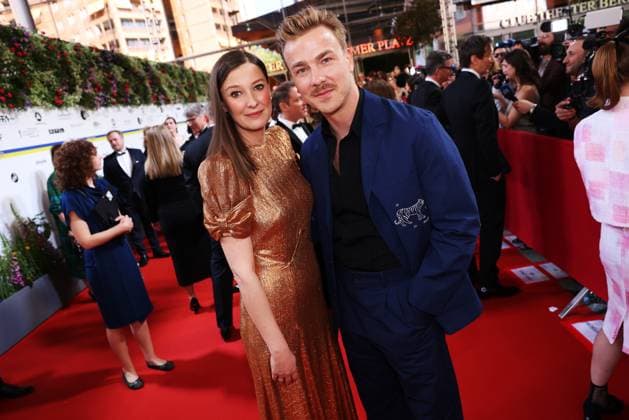 Deutscher Filmpreis 2023 Alexandra Maria Lara und Albrecht Schuch auf dem Roten Teppich bei der Verleihung der Lola - Deutscher Filmpreis 2023 im Theater am Potsdamer Platz in Berlin 12.05.2023 Copyright: xEventpressx