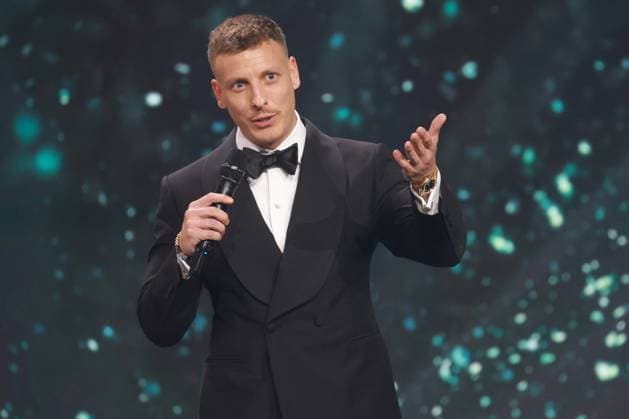 Deutscher Filmpreis 2023 Felix Lobrecht Laudator BESTE TONGESTALTUNG bei der Verleihung der Lola - Deutscher Filmpreis 2023 im Theater am Potsdamer Platz in Berlin 12.05.2023 Copyright: xEventpressx