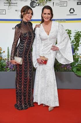 Gerit Kling, Anja Kling bei der Ankunft auf dem Roten Teppich zum DEUTSCHER FILMPREIS 2023 im Theater am Potsdamer Platz in Berlin am 12.05.2023
