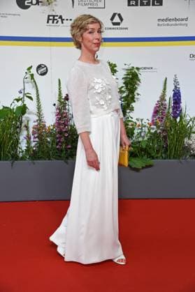 Brigitte Zeh bei der Ankunft auf dem Roten Teppich zum DEUTSCHER FILMPREIS 2023 im Theater am Potsdamer Platz in Berlin am 12.05.2023