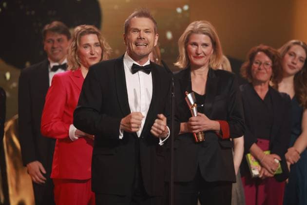 Deutscher Filmpreis 2023 BESUCHERSTÄRKSTER FILM Gewinner Die Schule der Magischen Tiere bei der Verleihung der Lola - Deutscher Filmpreis 2023 im Theater am Potsdamer Platz in Berlin 12.05.2023 Copyright: xEventpressx